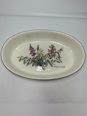 Villeroy & Boxh Floral Oval Serving Platter/Baker Onobrychis Viciaefolia Botanic